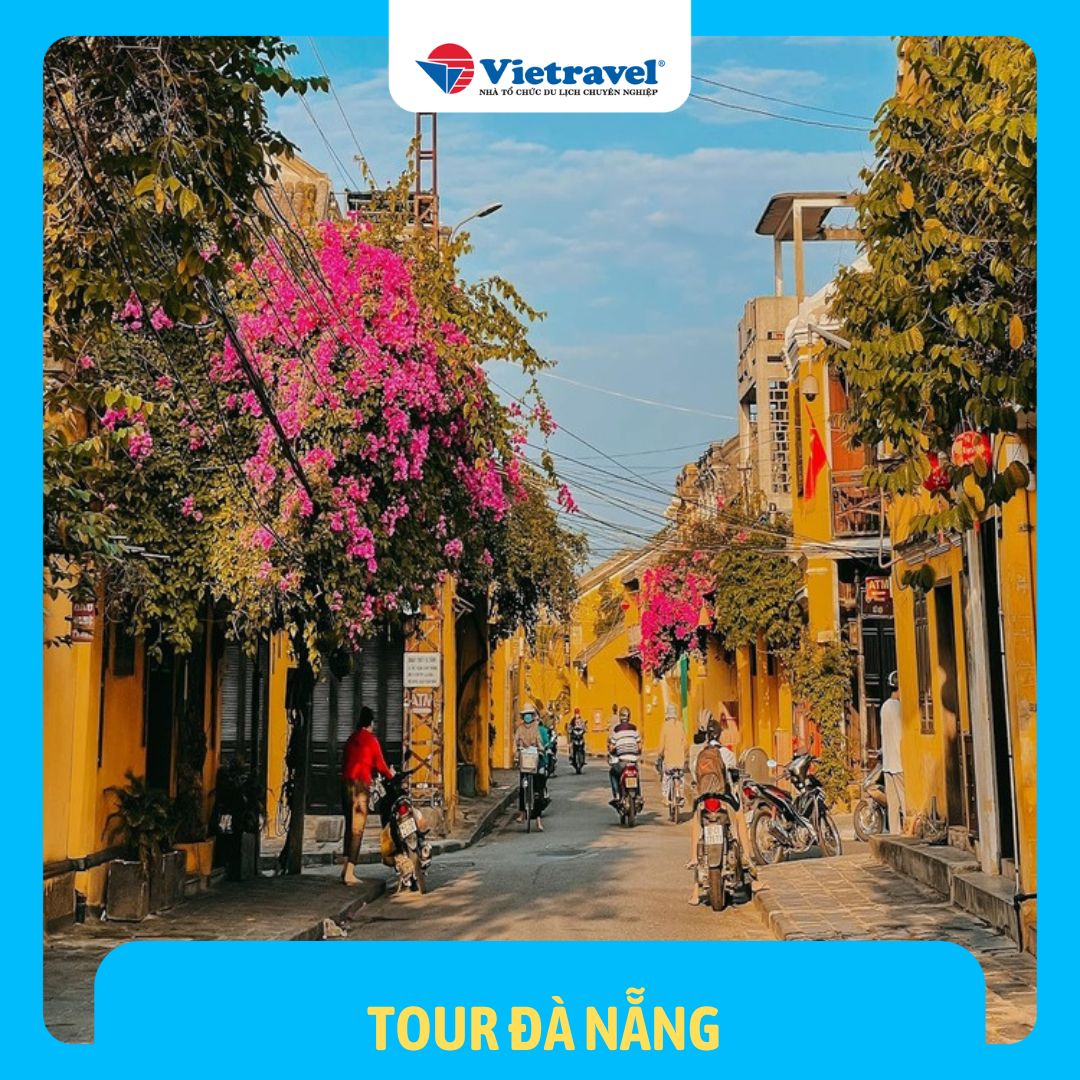 Đà Nẵng - Phố cổ Hội An - Bà Nà - Cầu Vàng - Vườn Tượng Apec - Cầu Tình yêu