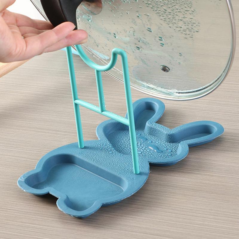 Kitchen Organizer Pot Lid Rack Stainless Steel Spoon Holder Pot Lid Shelf Cooking Dish Rack Pan Cover Stand Storage Shelf