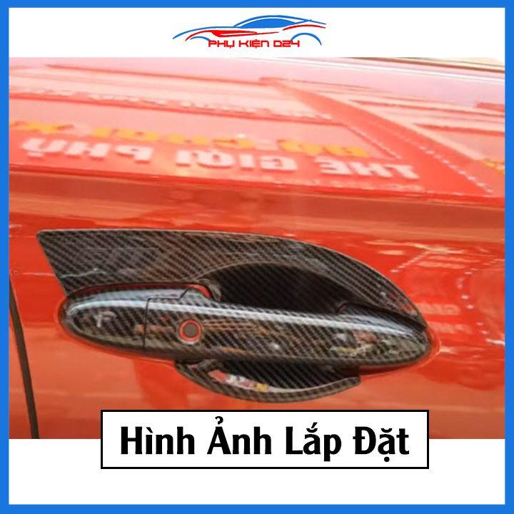 Ốp tay hõm City 2015-2016-2017-2018-2019-2020 vân cacbon, mạ crom chống trầy bảo vệ cửa xe ô tô