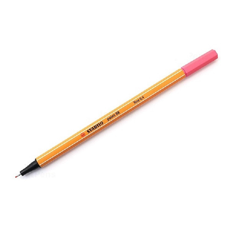 Bút lông kim Stabilo Point 88 - 0.4mm  - Hồng sáng (Light Pink) (88/29)