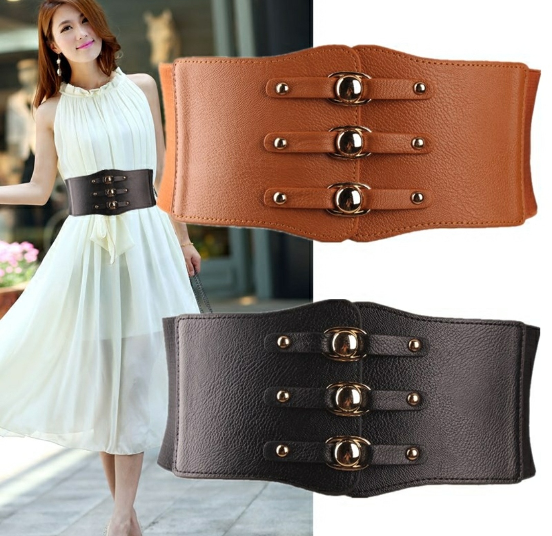 Thắt lưng dây nịt nữ bản to thời trang Hàn Quốc dona21093021
