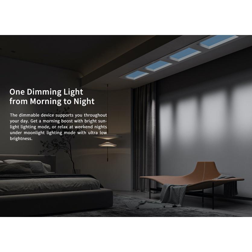 Giếng trời/ Cửa sổ nhân tạo - Đèn led âm trần Xiaomi Yeelight Rooflight S2101 (Xiaomi Youpin) - 85W - Màu 8000k