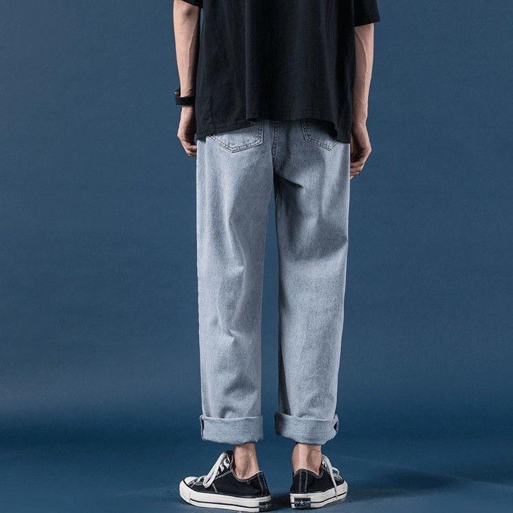 Quần jean baggy, jeans bò nam ống suông ống rộng SR01 Style Hàn Quốc 2021