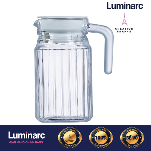 Bình nước thủy tinh Luminarc Quadro 0.5 Lít - LUQUG2667