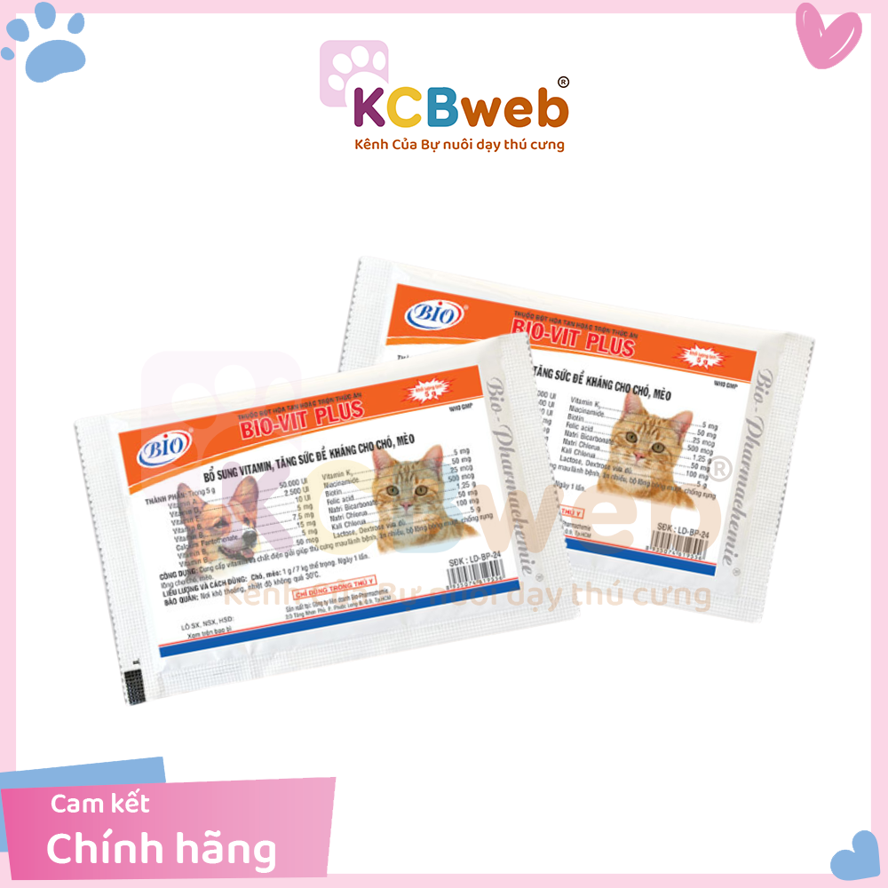 Vitamin cho thú cưng thương hiệu Bio 5g