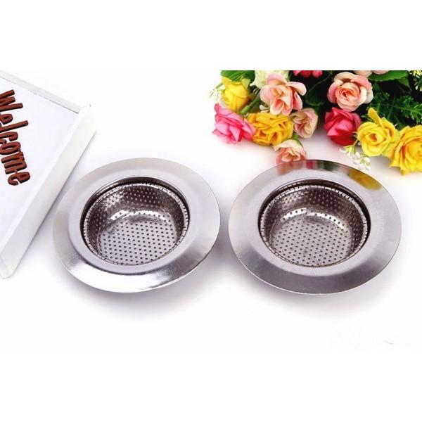 Combo 02 dụng cụ lọc rác bồn rửa chén inox chống gỉ