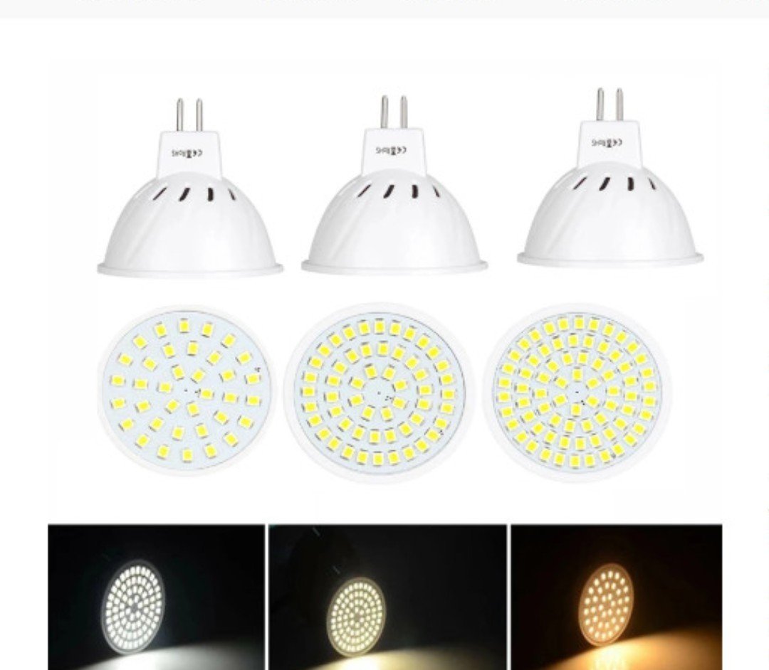 Bóng đèn led chén G5.3 - 5W trắng, vàng