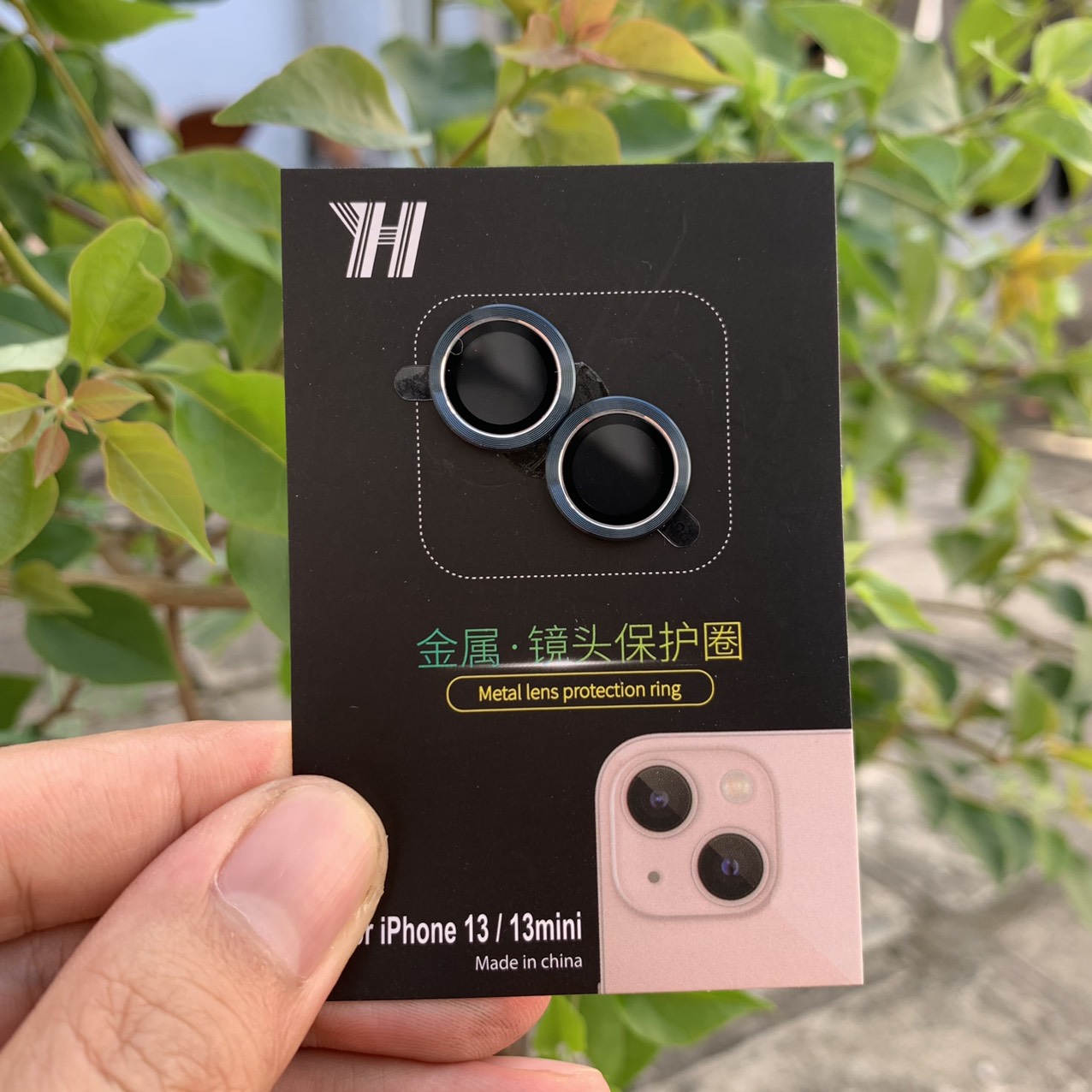Bộ 2 Vòng Bảo vệ Camera Dành Cho iPhone 13, 13Mini - Chống Bụi, Hạn chế vân tay & Mờ Camera - Bảo Vệ Toàn Diện Cho Cụm Camera - Cực Phẩm 2021