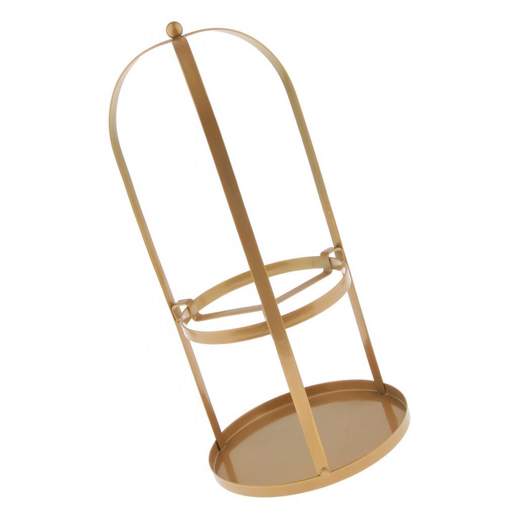 Beverage Dispenser Glass Jar Metal Stand For Restaurant Hotel Black