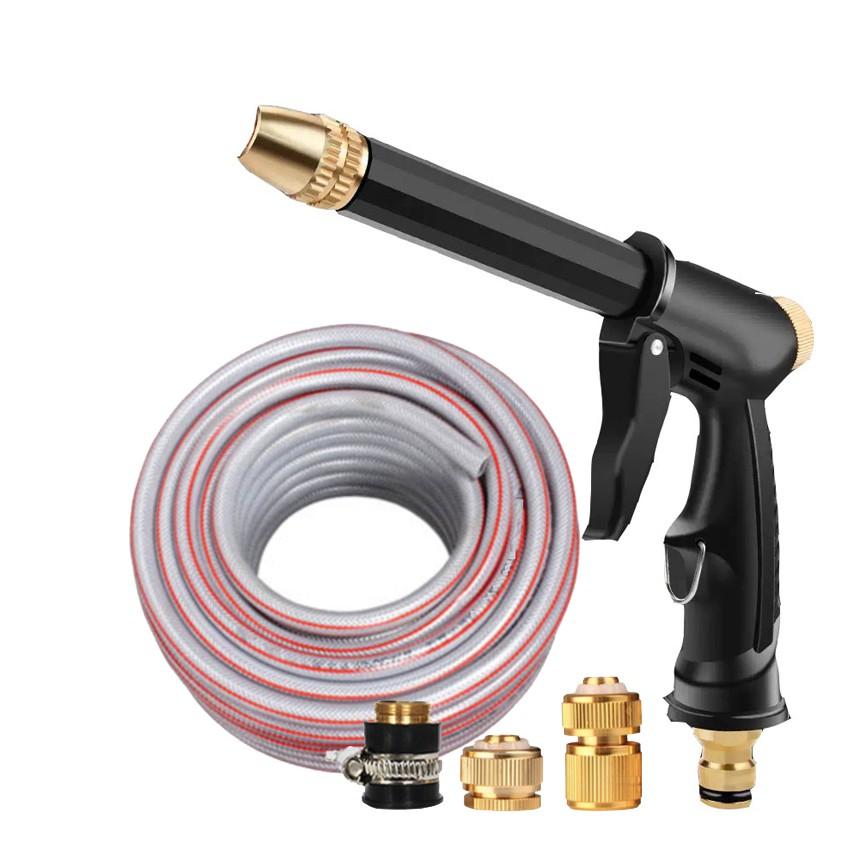 Vòi Xịt Tăng Áp Rửa Xe Ô Tô,Tưới Cây 20m 206810-2 cút đồng nối đồng
