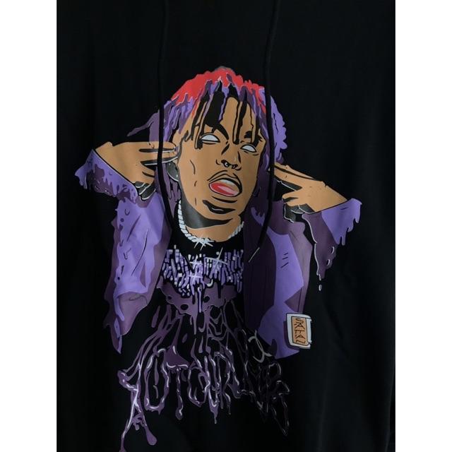 Áo hoodie form rộng unisex nam nữ người tím có bigsize vải nỉ bông ngoại dày mịn
