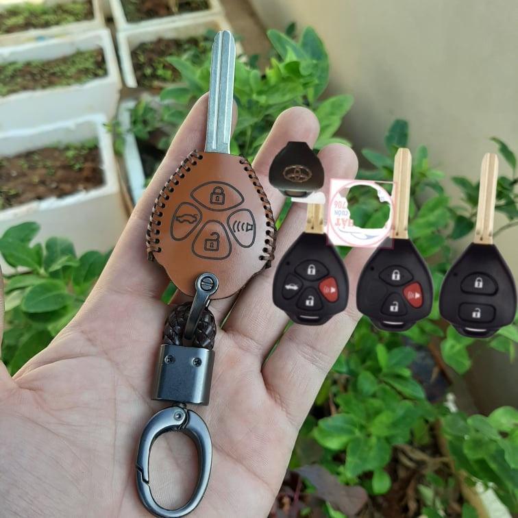 Bao da chìa khóa Toyota Vios, Yaris, Innova, Altis, Fortuner, Hilux, Camry da bò, bảo hành 24 tháng