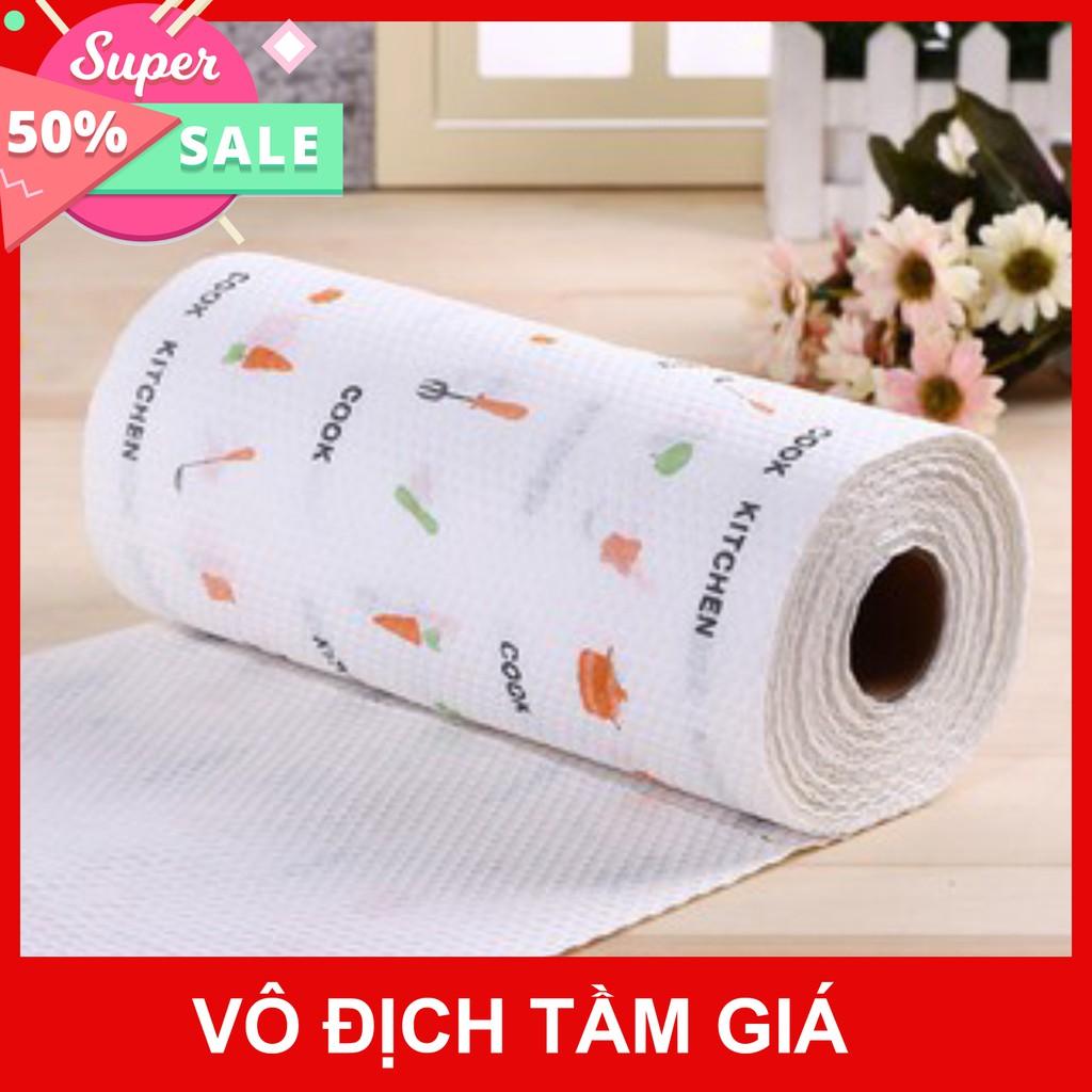 Giấy Lau Đa Năng - Khăn Lau Bếp, Lau Tay 220 Tờ 1 Cuộn Có Thể Giặt Được