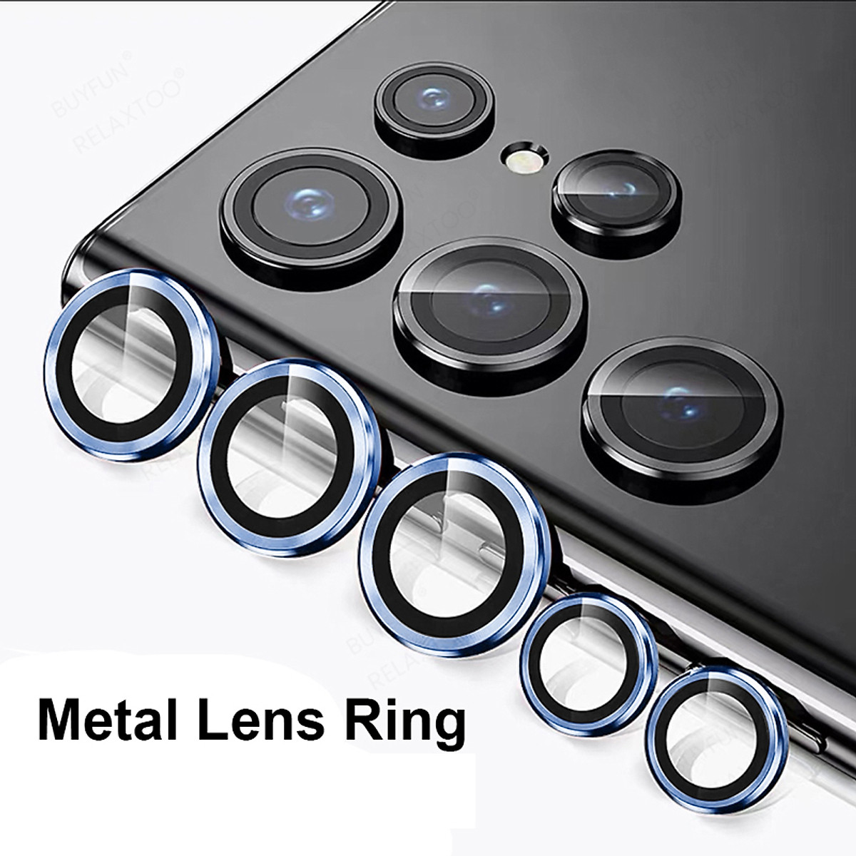 ốp bảo vệ camera, dán camera cho Samsung Galaxy S24 Ultra cao cấp - hàng chính hãng