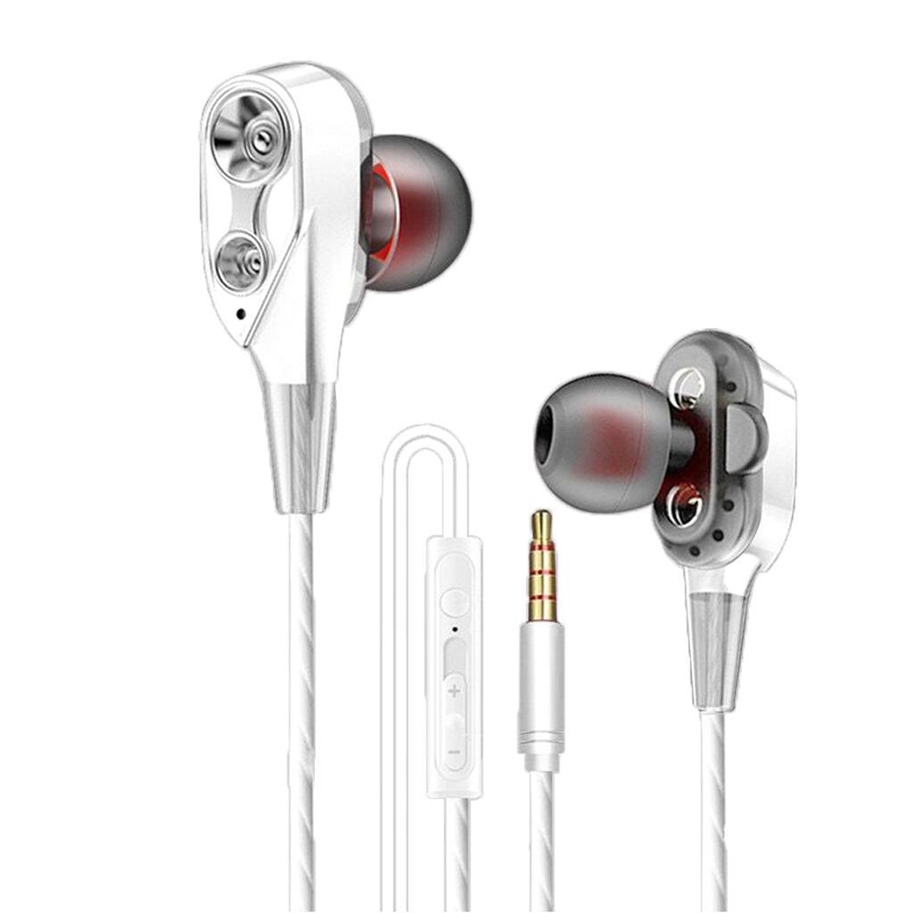 EarPhone In Ear Stereo Headset Headphone  Universal 3.5mm White