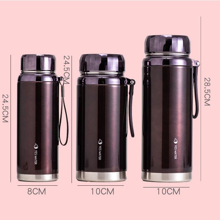 Bình giữ nhiệt nóng lạnh 1000-1200-1500ml L7 inox 304 cao cấp