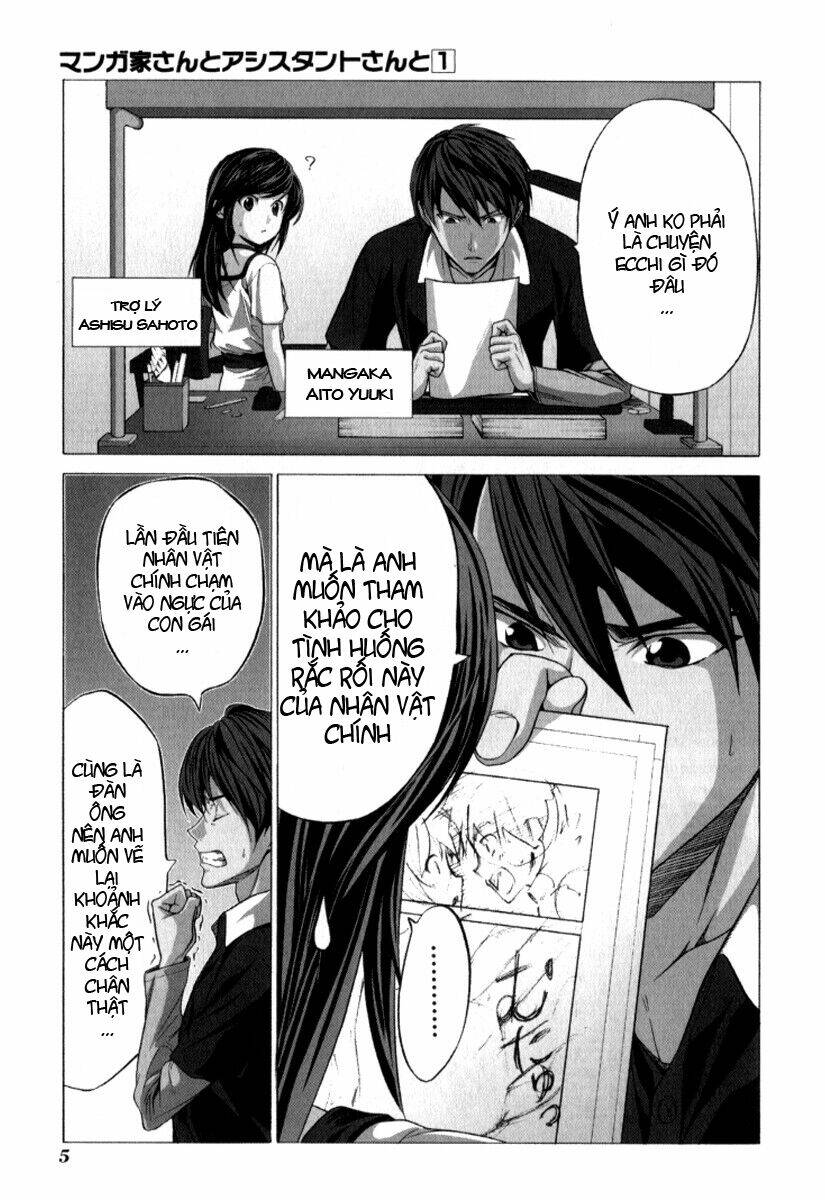 tác giả manga và cô phụ tá chapter 1 3