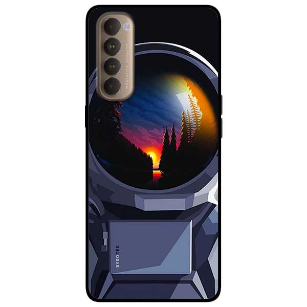 Ốp lưng dành cho Oppo Reno 4 Pro mẫu Áo Giáp Vũ Trụ