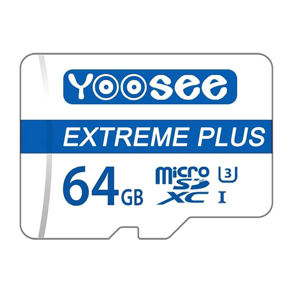 Thẻ Nhớ Microsdxc Yoosee Extreme Plus 64GB UHS-I U3 4K R90MB/S W40MB/S (Trắng Xanh) - Hàng Chính Hãng