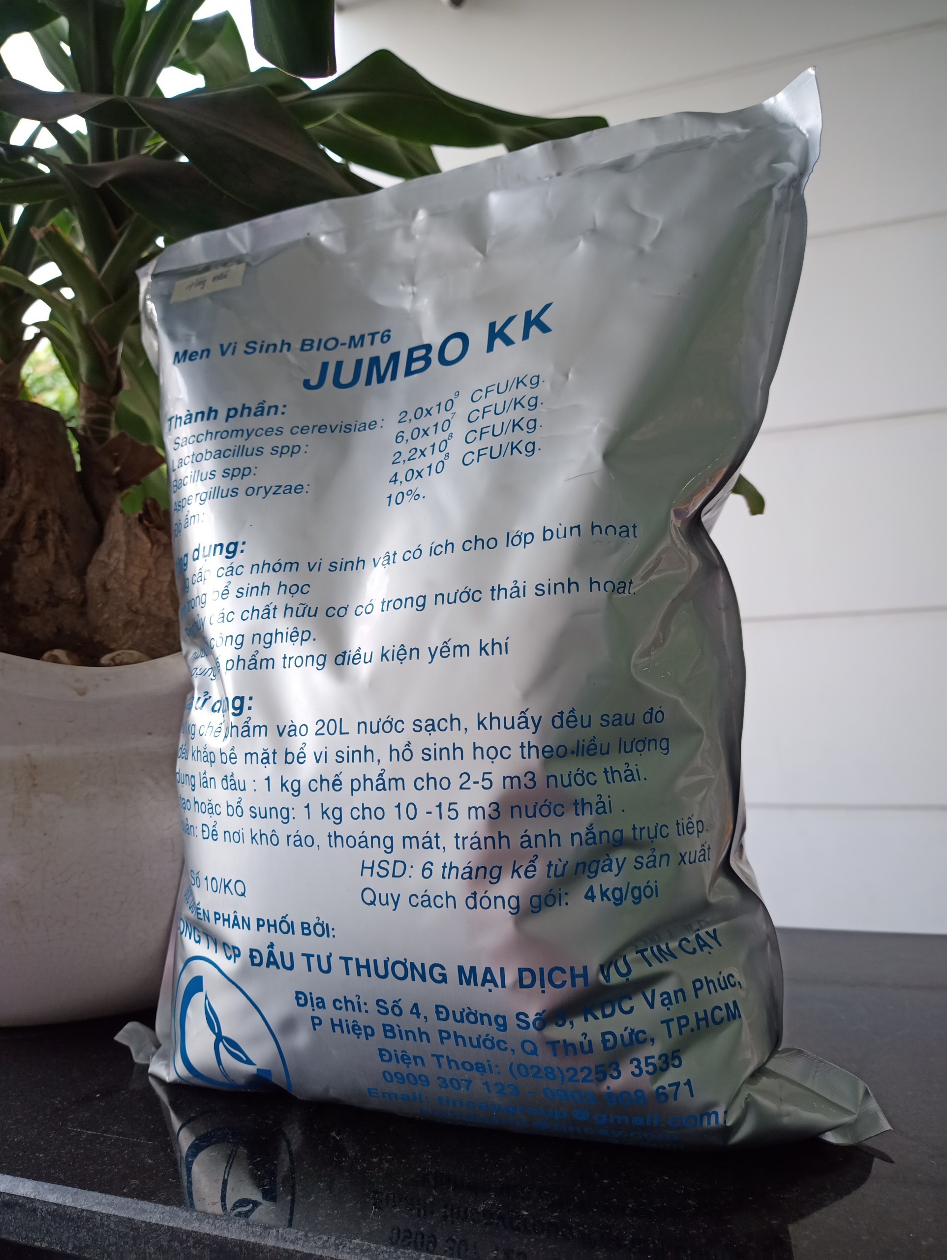 Men Vi Sinh Jumbo Kỵ Khí BIO-MT6