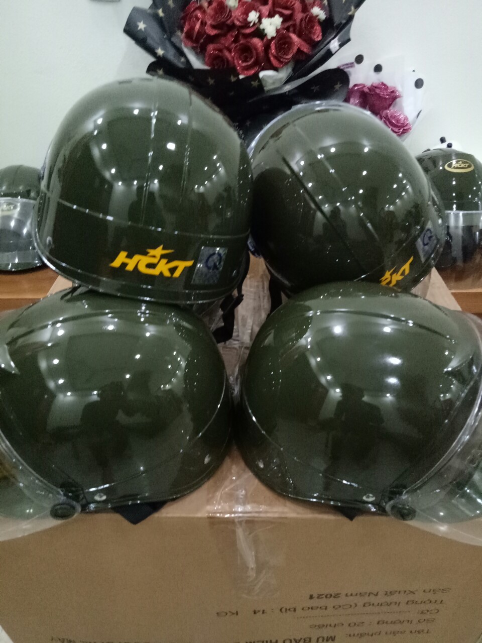Mũ Bảo Hiểm HCKT M15 Chuyên Dùng Cho CA, Hàng Cao Cấp Chính Hãng KitAcoom