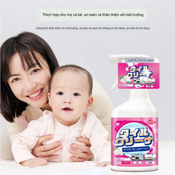 Set 2 chai xịt Khử Trùng Nấm Mốc Vệ Sinh Tẩy Cặn Canxi, Sạch Vết Ố CARMIFOD