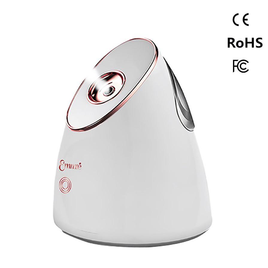 Máy xông mặt cấp ẩm sâu Nano Ion Emmié - Tặng 1 cây lăn lạnh Face & Body Ice-Cooler