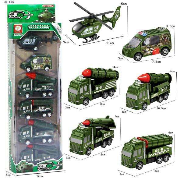 Set 6 Xe Ô Tô Và Máy Bay Nhiều Mẫu Dành Cho Bé