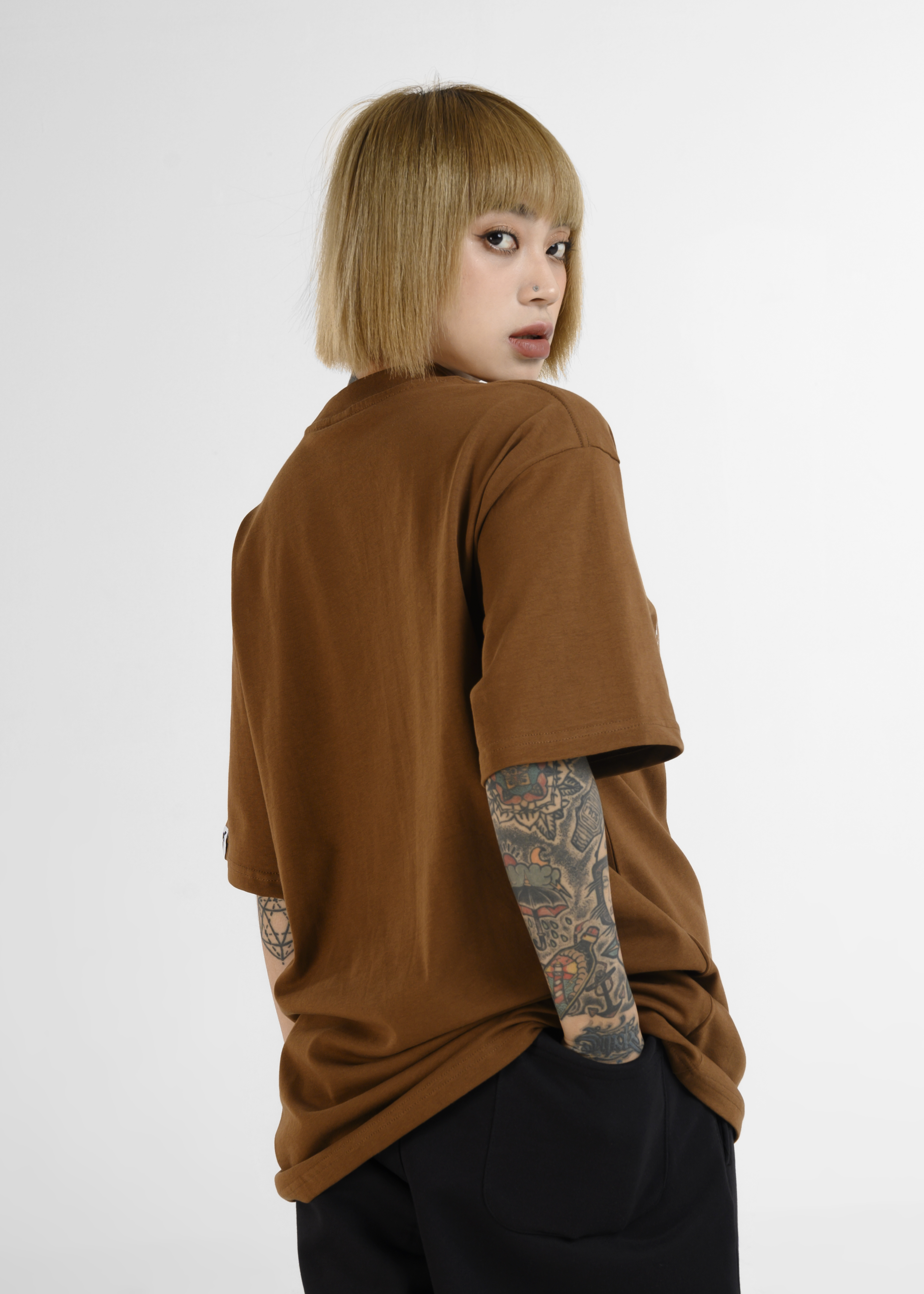 Áo thun unisex Local Brand BYS - TSHIRT TYPE FLOWER ROSE
