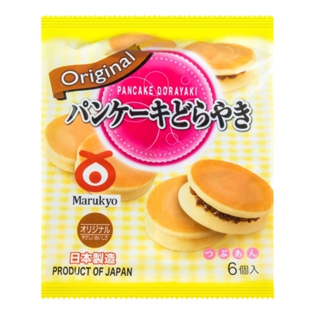 Bánh rán MARUKYO nhân đậu đỏ vị truyền thống Pancake Dorayaki (Original) 310g