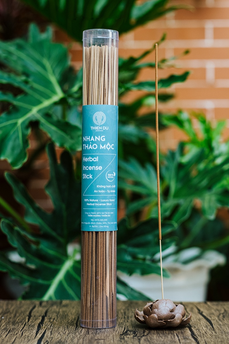 Nhang Thảo Mộc –Herbal Incense Stick – Mùi Thơm Dịu Nhẹ, Thư Giãn, An Toàn Tuyệt Đối