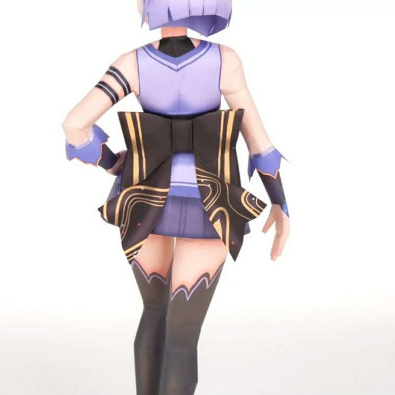 Mô hình giấy anime girl Anime Virtual idol VTuber Asano Akane