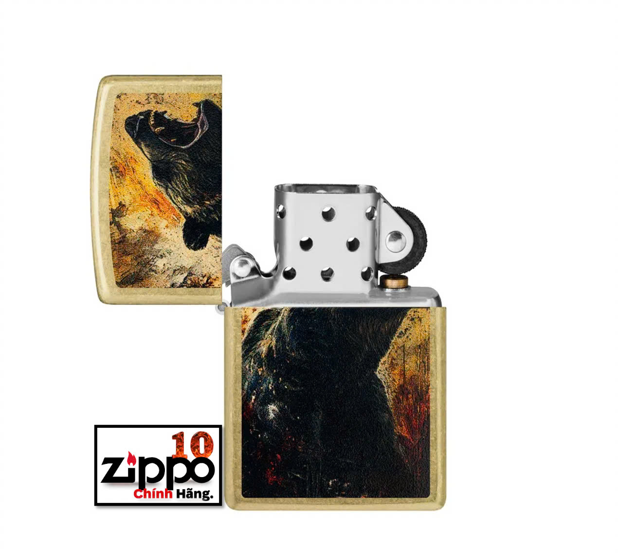 Bật lửa Zippo 46695 Grizzly Roar Design - Chính hãng 100%
