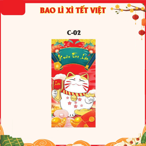 Bao Lì Xì 2023 Set 10 cái - C02