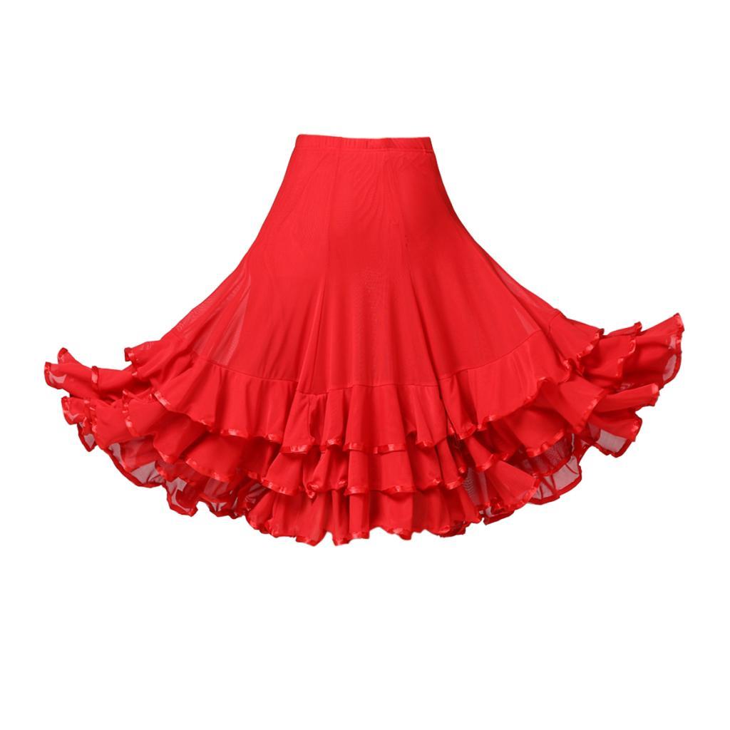 Women Ballroom Latin Tango Dance Skirt Dress Dance Skirt Hip Skirt Plate Skirt Latin Dress Costume