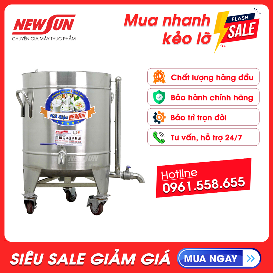 Nồi Nấu Cháo Công Nghiệp 50L