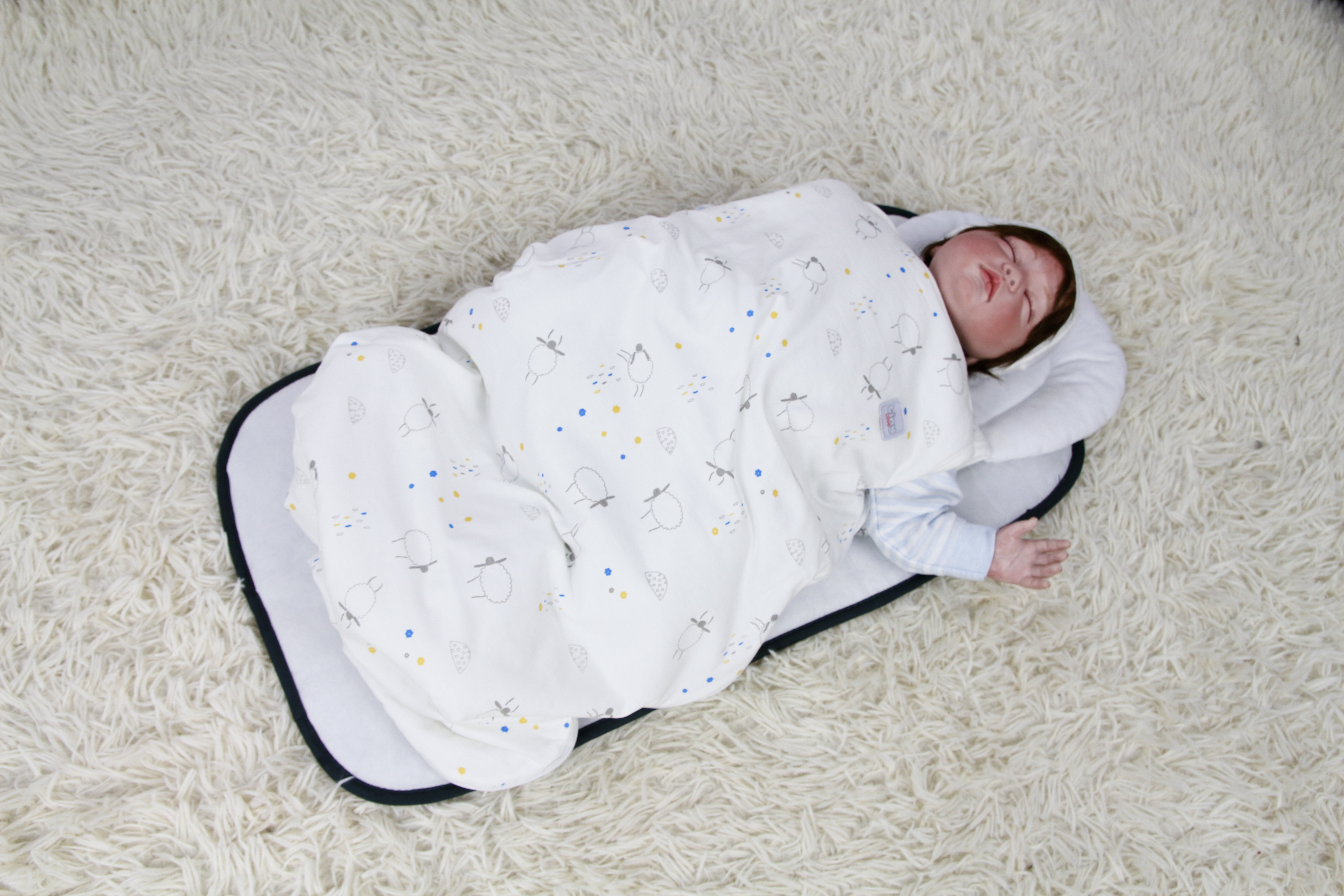Túi ngủ organic cotton cho bé - túi ngủ mùa đông cho bé đủ size từ 0 tới 24 tháng Tinylove