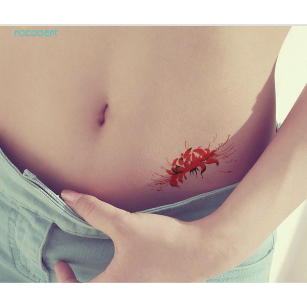 COMBO 5 TẤM HÌNH XĂM DÁN 10X6CM HOA BỈ NGẠN THỦY CHUNG - CHỌN MẪU TÙY THÍCH