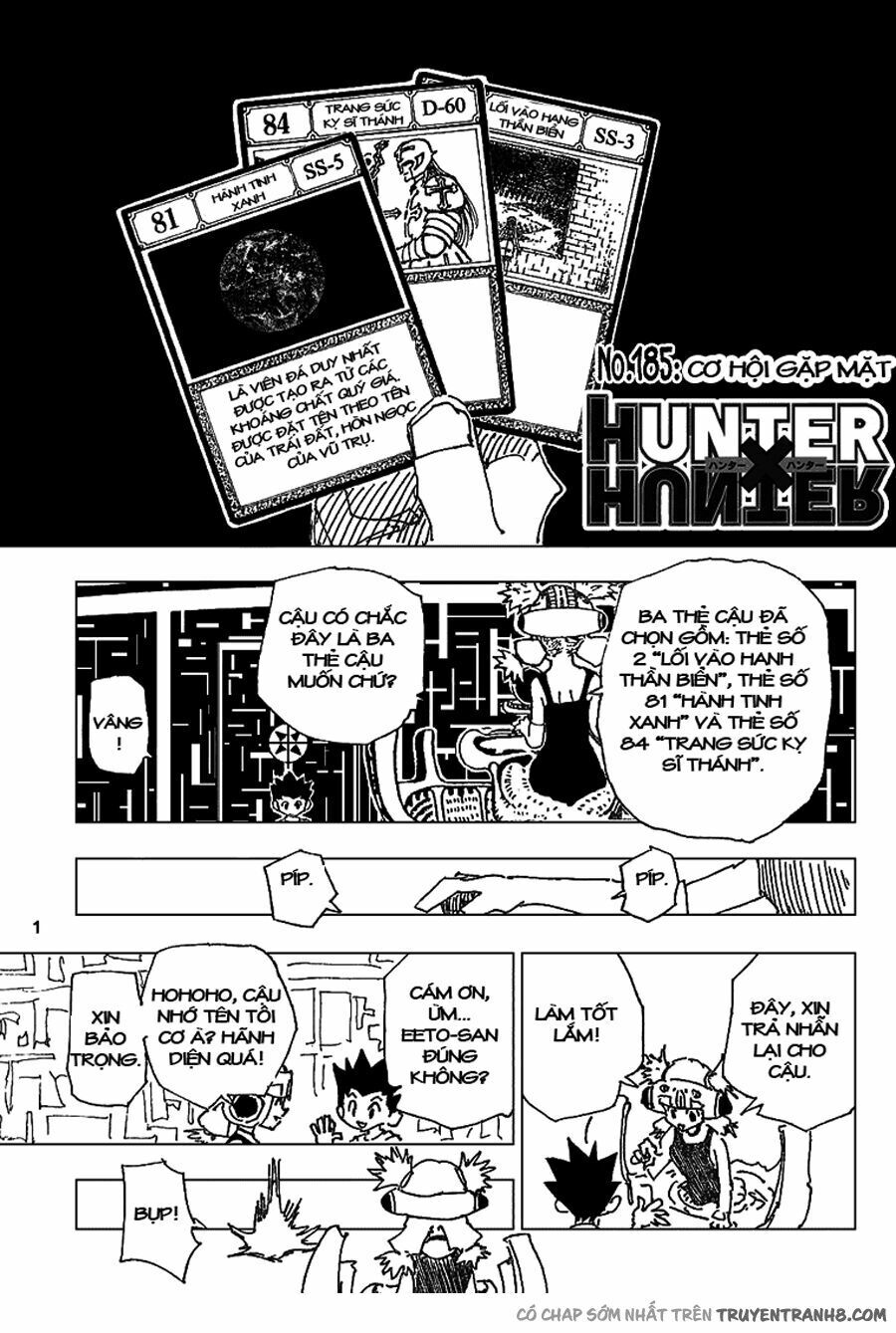 Hunter X Hunter Chapter 185 - Trang 0