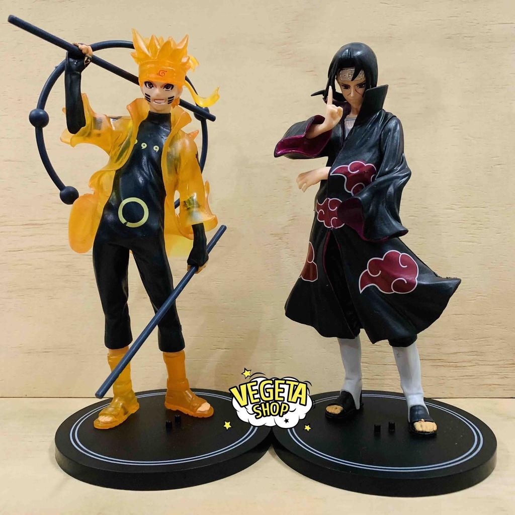 Mô hình Naruto - Naruto Hokage Lục Đạo Kakashi Sasuke Itachi Jiraiya Gaara Madara Deidara Minato Đệ Tứ - Cao 18,5-20cm