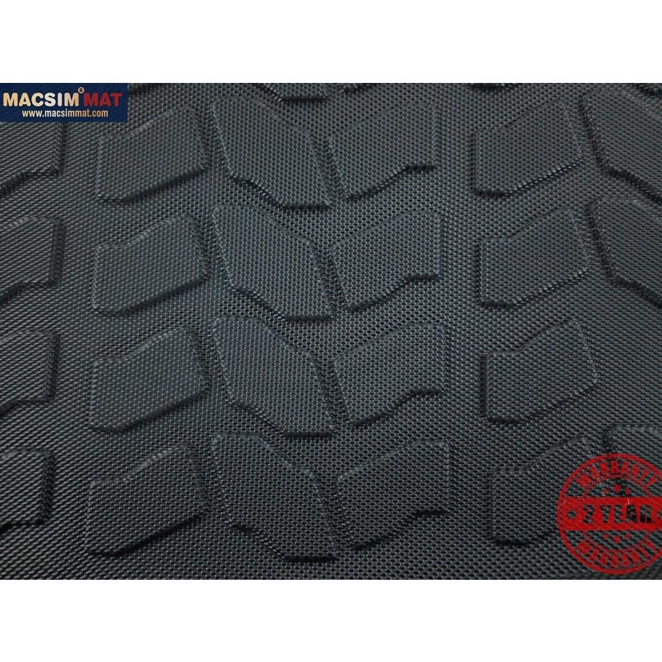 Thảm lót cốp xe ô tô Chevrolet Captiva 2012- nay nhãn hiệu Macsim chất liệu TPV cao cấp màu đen
