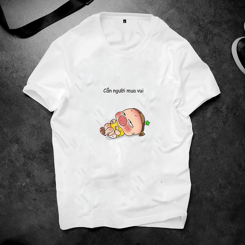 Áo thun unisex in Quỳnh aka dễ thương vải dày mịn 2019ts587