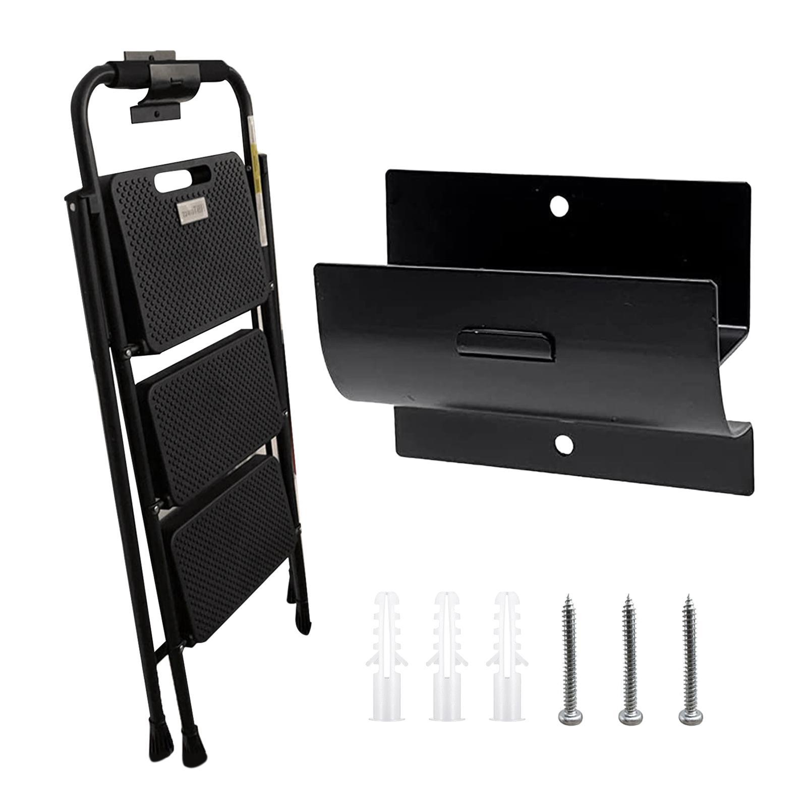 Ladder Hanger Equipment Rack Garden Tool Holder for Wall Ladders Wheelbarrow