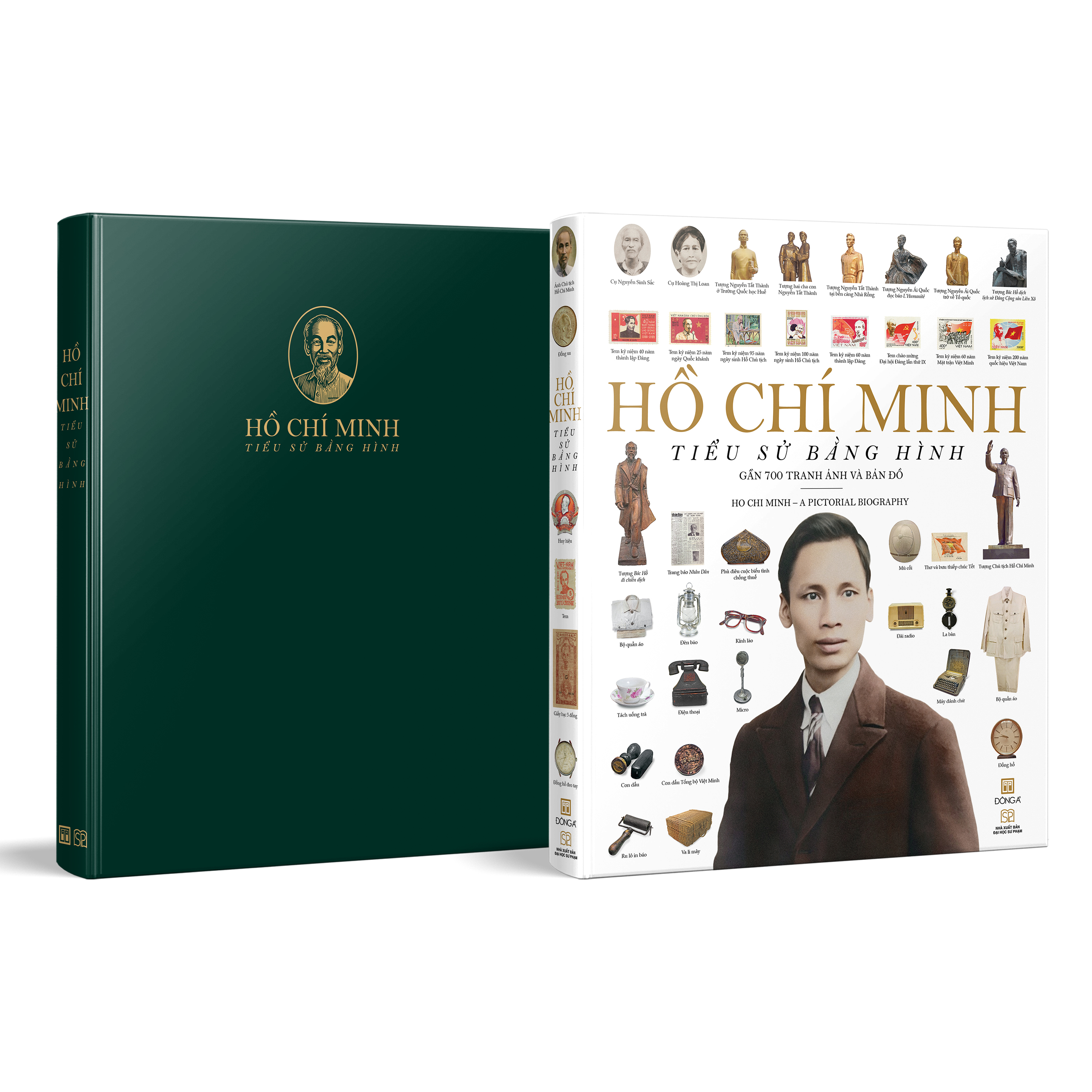 Sách Hồ Chí Minh - Tiểu Sử Bằng Hình (Gần 700 Tranh Ảnh Và Bản Đồ)
