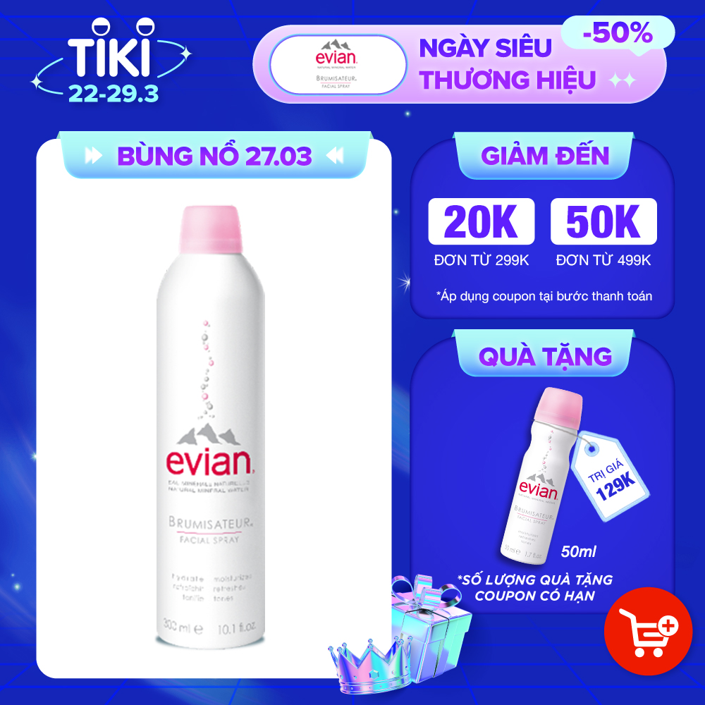 Nước Xịt Khoáng Evian Facial Spray EV300ML (300ml)