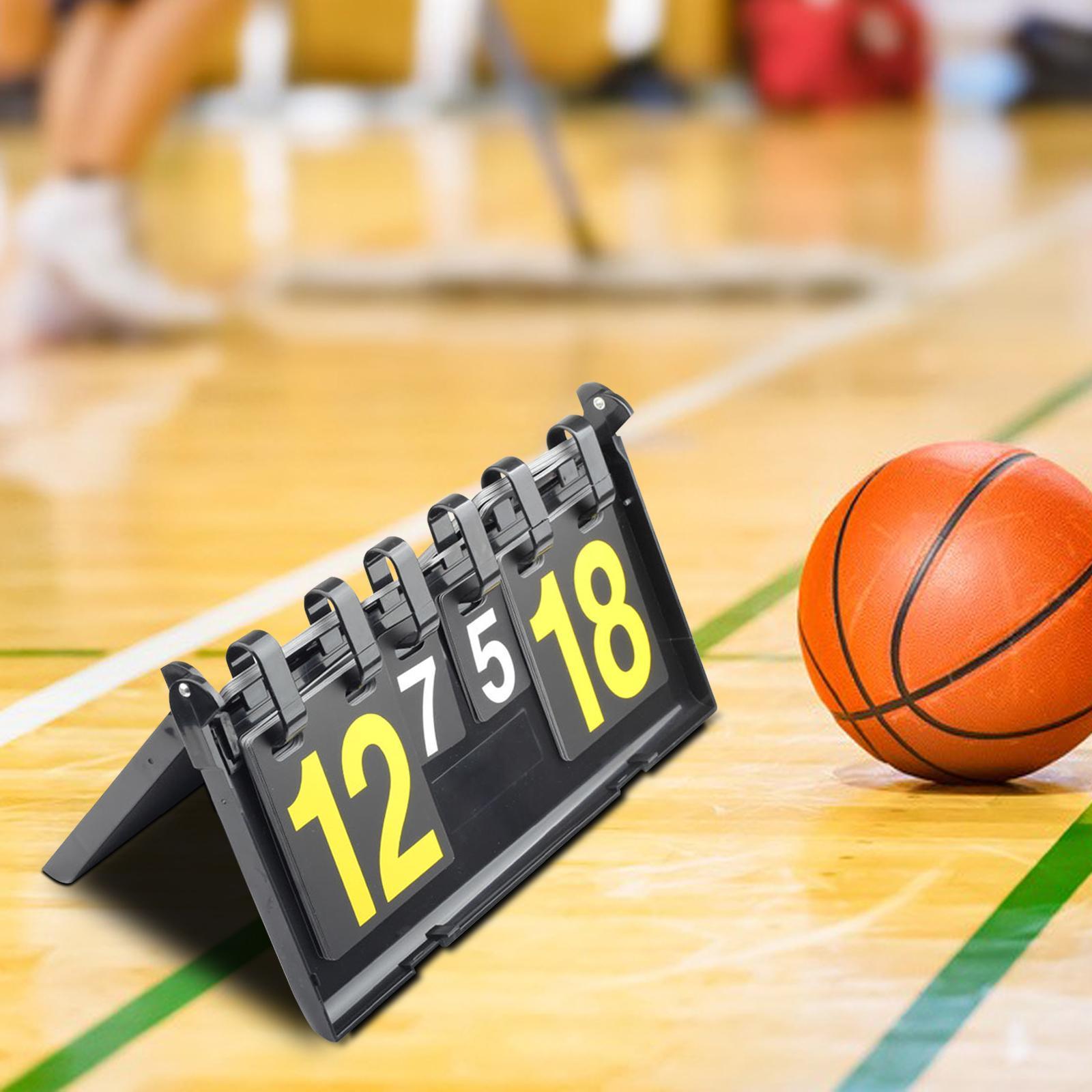 Tabletop Scoreboard   Score Keeper for Basketball Baseball Indoor Sports