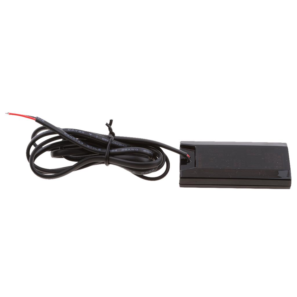 DC 8-16V Kỹ Thuật Số Đèn LED Màu Xanh Hiển Thị Đồng Hồ Volt Kế Vôn Kế Điện Áp Đo Cho Xe Ô Tô