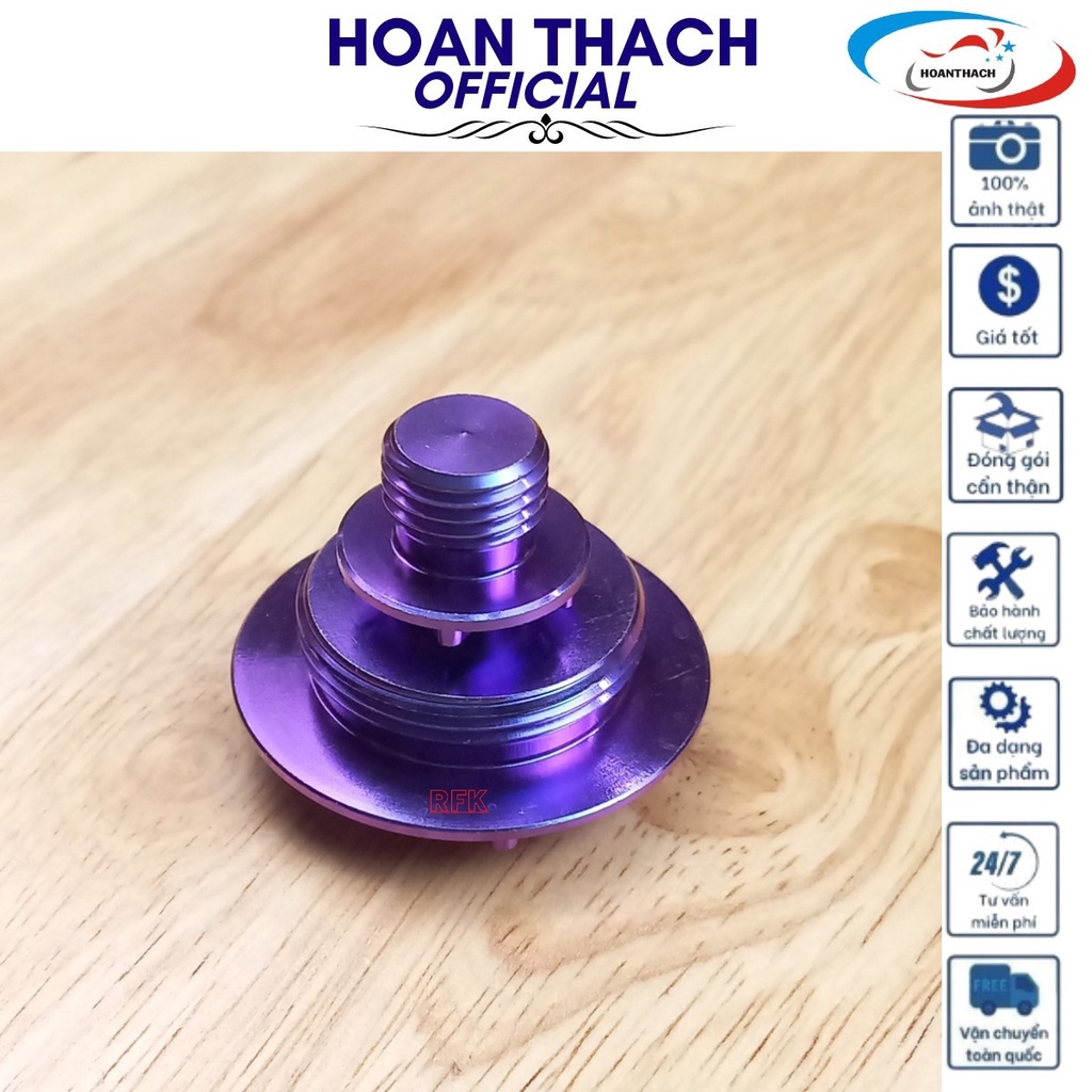 Ốc Mâm Lửa Gr5 Titan dùng cho dòng Xe máy Honda ( Màu Tím ) HOANTHACH SP001860