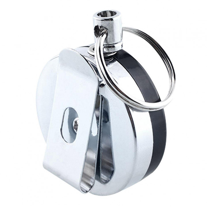 Móc khóa dây rút kẹp thắt lưng cạp quần V3