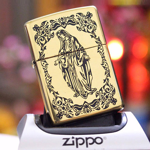 Bật Lửa Zippo Khắc Đức Mẹ 02 – 254b.Ducme02